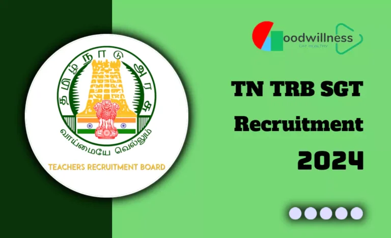 TN TRB Recruitment 2024 | 1768 secondary grade teacher posts