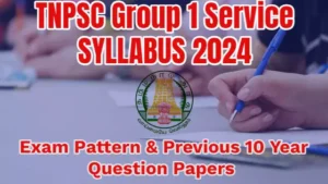 tnpsc group service 1 syllabus 2024 6607682d5a84f