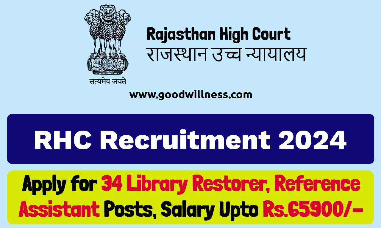 Rajasthan High Court Recruitment 2024 1