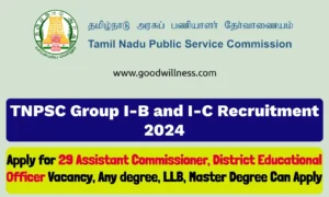 TNPSC Civil Services Recruitment 2024