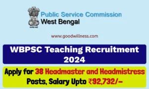 WBPSC Teaching Recruitment 2024