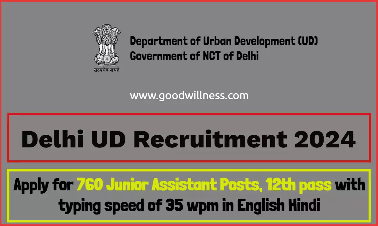 delhi urban development recruitment 660dbb1da30a5