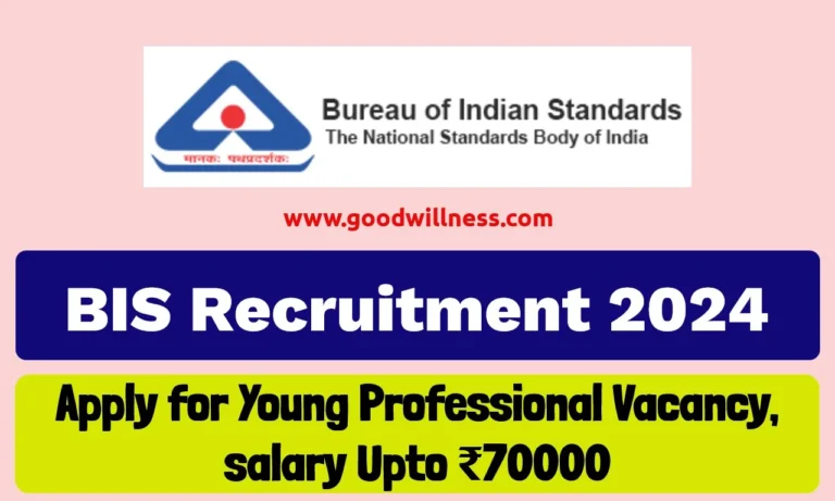 BIS Recruitment 2024 | Apply For Young Professional Posts, Massive Salary