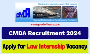 CMDA recruitment 2024
