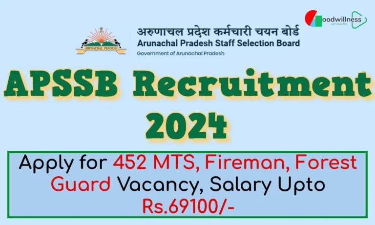 APSSB Recruitment 2024 | Apply For 452 MTS, Fireman, Forest Guard vacancy