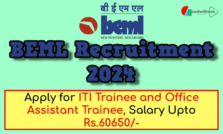 BEML Recruitment 2024 | ITI Trainee and Office Assistant Trainee, Check Notification