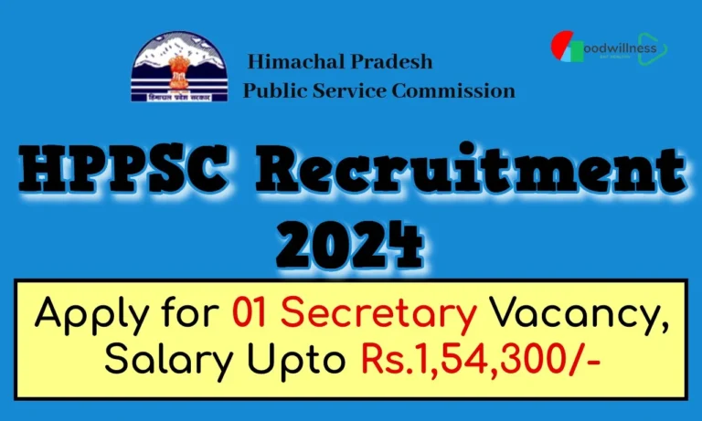 HPPSC Recruitment 2024 | Apply For 04 Department of Agriculture Secretary Vacancy