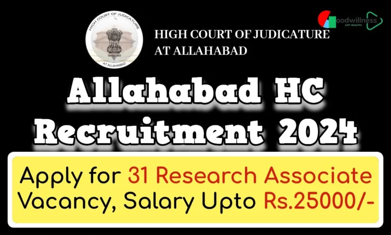 High Court of Allahabad Recruitment 2024 | Apply Online 31 Research Associate Vacancy