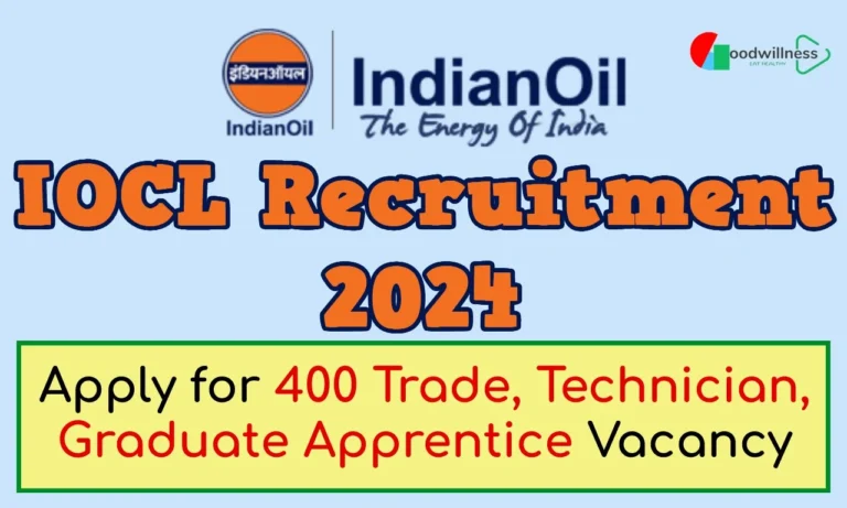 Indian Oil Corporation Limited Recruitment 2024 | Apply Online 400 Trade, Technician, Graduate Apprentice Vacancy