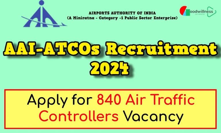 AAI ATCOs Recruitment 2024 | Apply 840 Air Traffic Controllers Vacancy, Short Notice