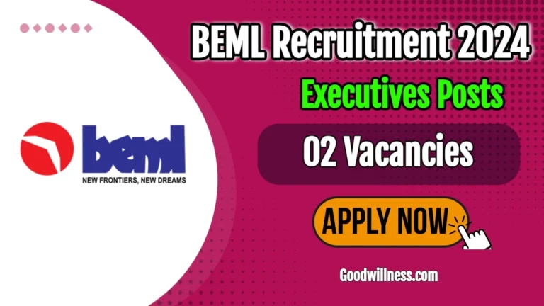 BEML Executive Recruitment 2024 | Apply Walk-In at 5th Oct