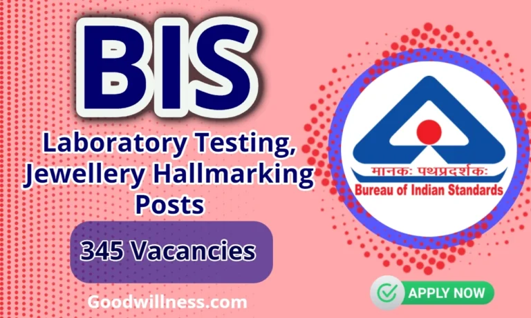 BIS Ministry Of Consumer Affair 2024 | Apply 340+ Laboratory Testing, Jewellery Hallmarking Posts