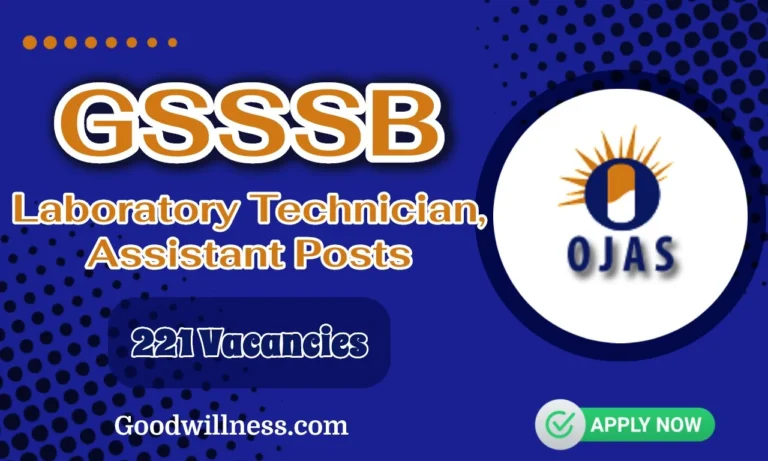 GSSSB Recruitment 2024 | Apply Online 220+ Laboratory Technician, Scientific Assistant Vacancy