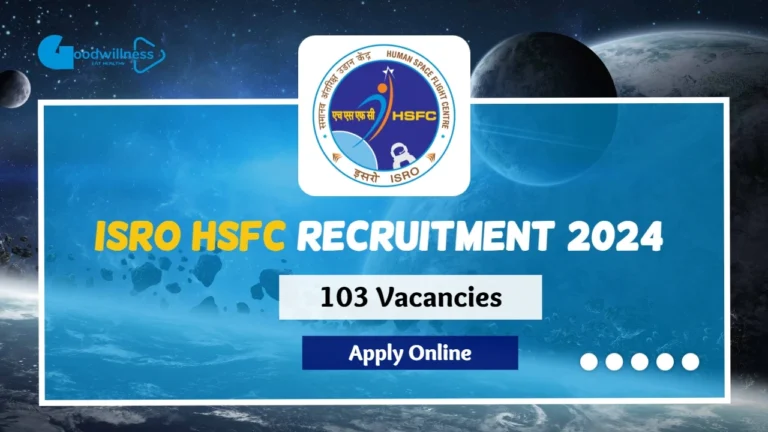 ISRO HSFC Recruitment 2024 | Apply MEDICAL OFFICER-SD, SCIENTIST Vacancy