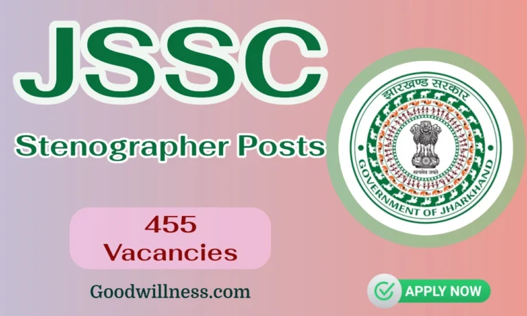 Jharkhand SSC Recruitment 2024 : Apply Online Stenographer Huge Vacancy