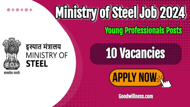 Ministry of Steel Young Professional Recruitment 2024 | Ministry of Steel Invites Consultants Grade-1 vacancy, Apply now!