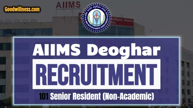 AIIMS Deoghar Senior Resident Recruitment 2024 : Join the Elite Team – Apply Now for 100+ Senior Resident (Non-Academic) Positions!