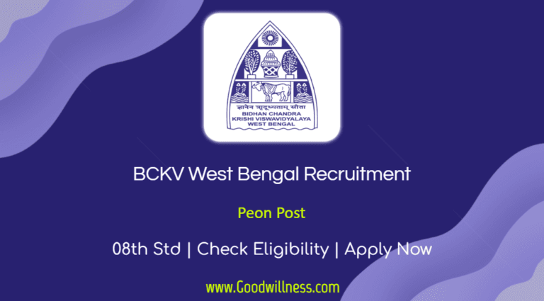 BCKV West Bengal Recruitment 2024 | Apply Walk in Interview For Peon Position, Check Notice