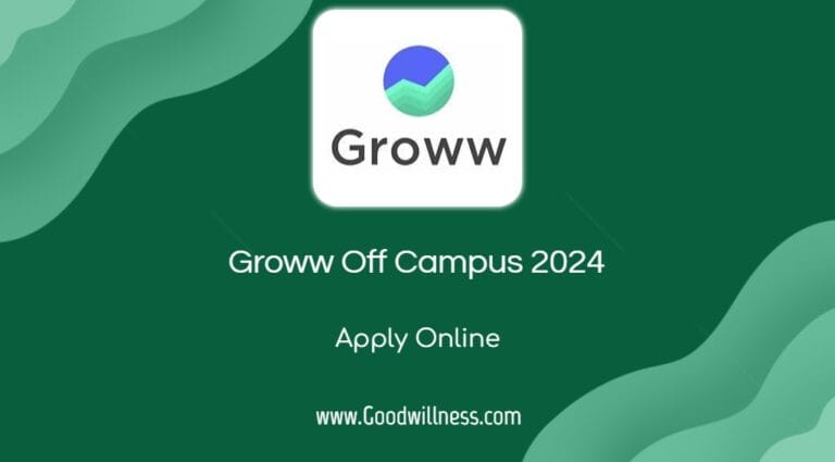Groww Off Campus Drive 2024 : Hiring Freshers | Salary- up to 10 LPA