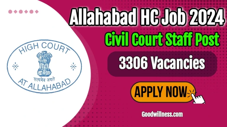 High Court of Allahabad Recruitment 2024 | Allahabad HC invites 3300+ Civil Court Staff Centralized Vacancy