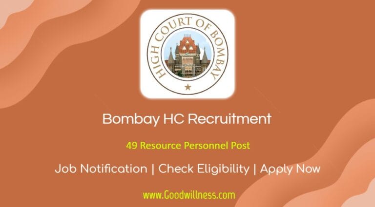 High Court of Bombay Recruitment 2024 | 49 Resource Personnel Positions, Apply Now