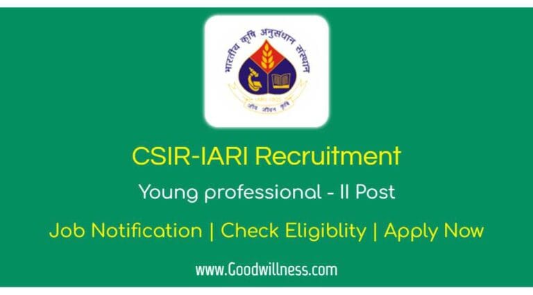 ICAR IARI Recruitment 2024 | Apply Walk-In For Young professional – II (YP-II) Vacancy