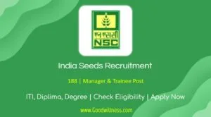 India Seeds Recruitment