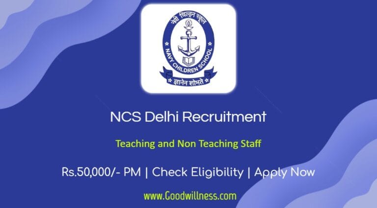 NCS Delhi TGT Recruitment 2024 | Various Teaching and Non Teaching Staff Positions, Apply Now Deadline Soon