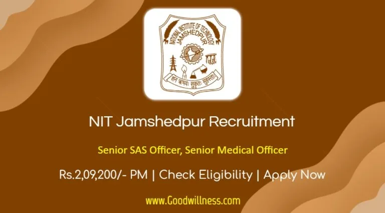 NIT Jamshedpur Recruitment 2024 | NIT Invites Non-Teaching Group A Positions, Apply Now
