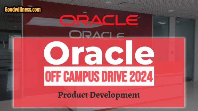 Oracle Off Campus Drive 2024 : Job Openings for Software Developers | Freshers Apply Immediately