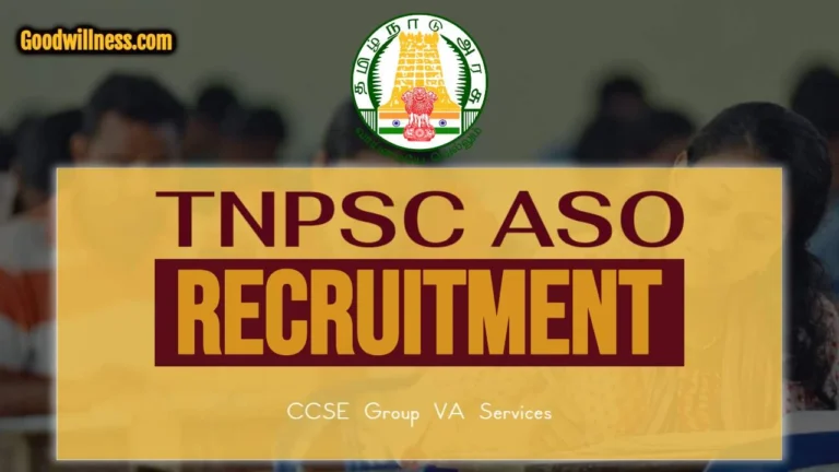 TNPSC Assistant Section Officer Recruitment 2024 | Apply Now for CCSE Group VA Services Posts
