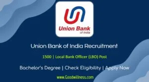 Union Bank of India Recruitment