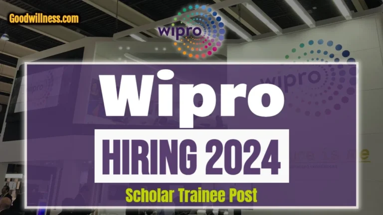 Wipro Recruitment 2024 : Unlock Your Future – Apply Now for Freshers as Scholar Trainee!