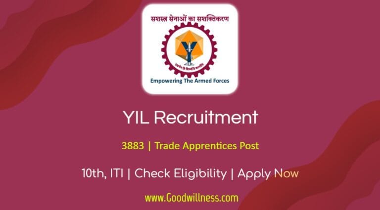 Yantra India Limited Recruitment 2024 | 3883 Trade Apprentices (Non-lTI and ITI candidates) Position, Apply Now