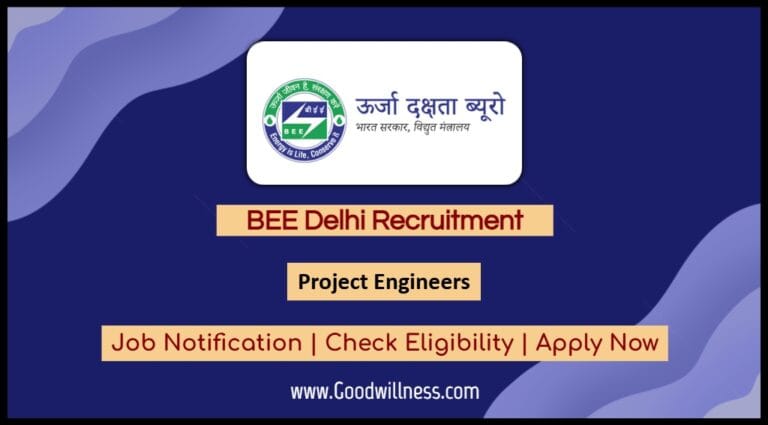 BEE Project Engineers Recruitment 2024: Apply Now 08 Project Engineers Vacancy