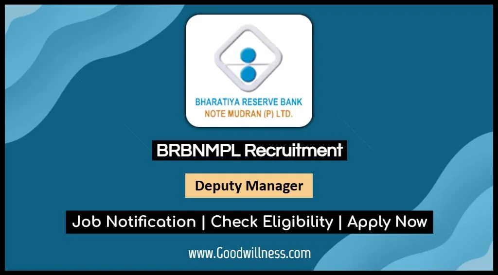 BRBNMPL Manager Recruitment 2025: Deputy Manager Post, Apply Now 1 BRBNMPL Manager Recruitment 2025
