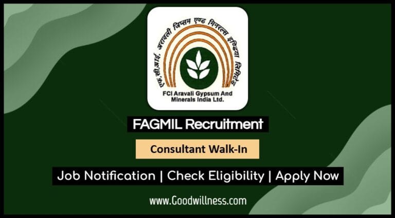 FAGMIL Recruitment 2025: WALK-IN For Consultant Position