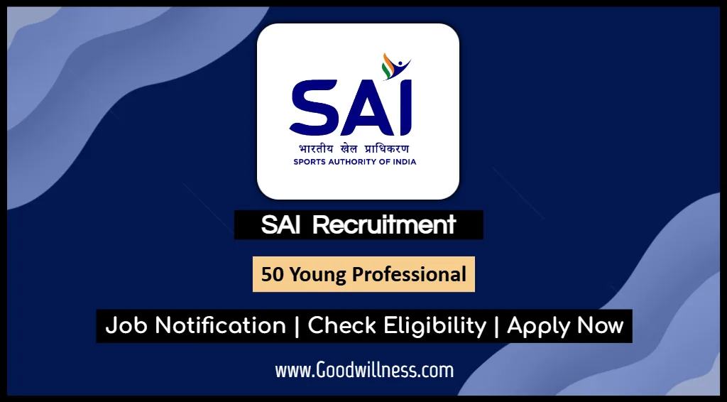 Ministry of Youth Affairs and Sports SAI Recruitment 2025_ Apply Now for 50 Young Professional Vacan