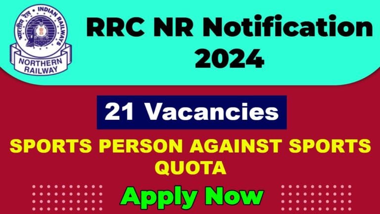 RRC NR Recruitment 2025: Notification Out For 21 Sports Quota Post