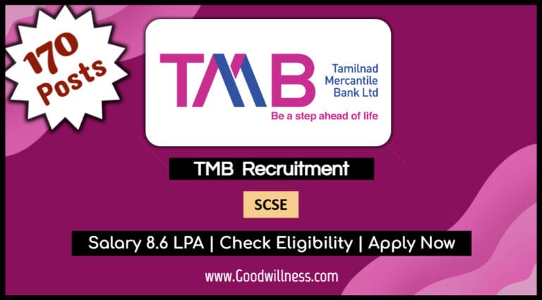 TMB Recruitment 2025: Apply Online 170 Senior Customer Service Executive (SCSE) Position