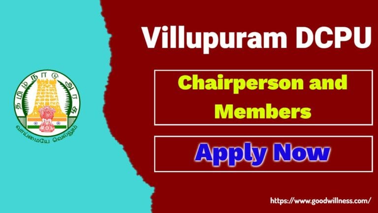 Villupuram DCPU Recruitment 2025: Apply Now 05 Chairperson and Members Vacancy