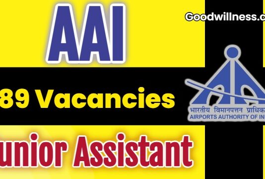 AAI Job Recruitment 2025: Apply Now 89 Junior Assistant (Fire Services) Vacancy