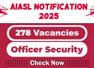 AIASL Job Recruitment 2025: Apply Walk-In For 145 Officer-Security, Jr Officer Security Post