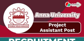 Anna University Job Recruitment 2025: Apply for Project Assistant Post, Check Now