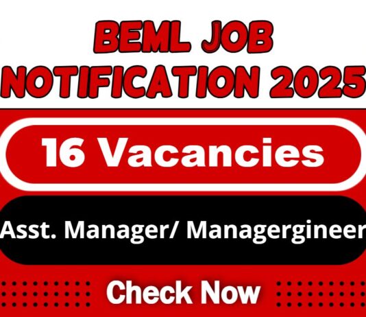 BEML Job Recruitment 2025 | BEML Invites Assistant Manager Vacancy