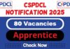 CSPDCL Job Recruitment 2025: Chhattisgarh PDCL Invite 80 Apprentice Posts