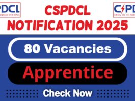 CSPDCL Job Recruitment 2025: Chhattisgarh PDCL Invite 80 Apprentice Posts