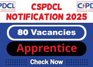 CSPDCL Job Recruitment 2025: Chhattisgarh PDCL Invite 80 Apprentice Posts