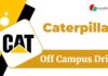Caterpillar Software Engineer Off Campus Job 2025
