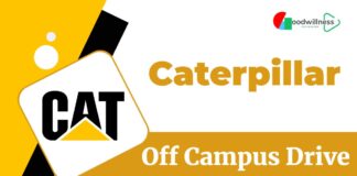 Caterpillar Software Engineer Off Campus Job 2025